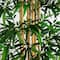 12ft. Green Artificial Bamboo Tree with Real Bamboo Trunks